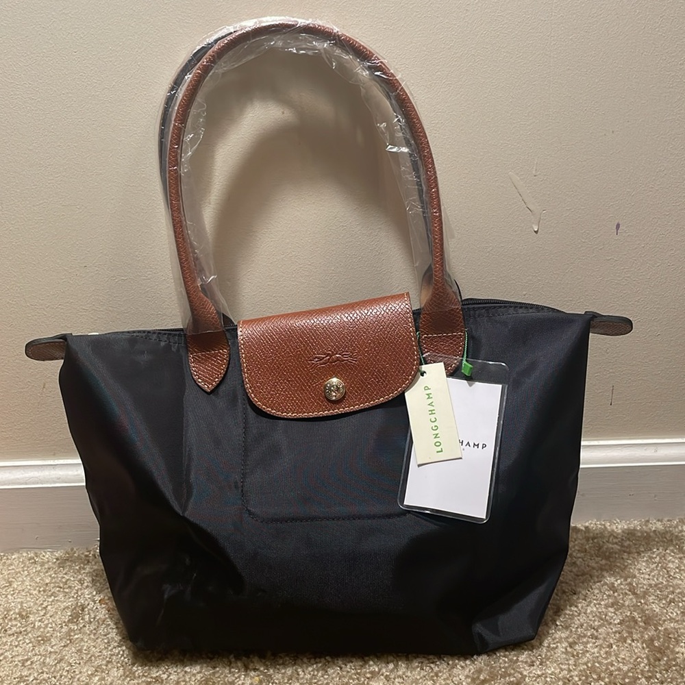 Longchamp foldable black bag